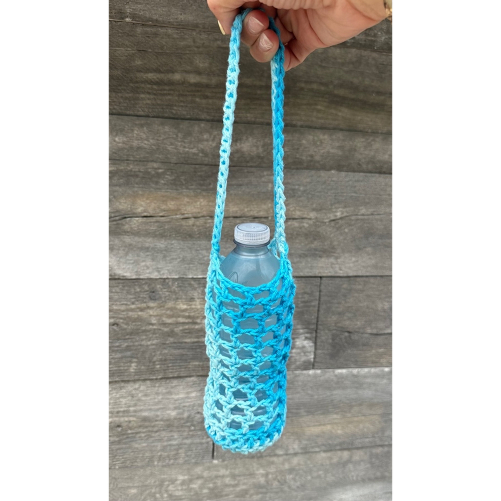 Unisex Unbranded Water Bottle Holder Blue One Size - Picture 3 of 6